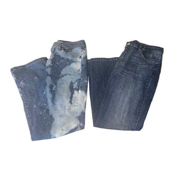 Lee Womens Size 10 Short Blue Jeans 30x28 LOT OF TWO - Picture 1 of 8